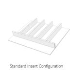 Standard insert configuration.